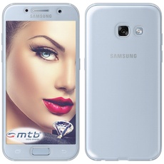 mtb more energy® TPU Schutz-Hülle Twin (Vorder- und Rückseite) für Samsung Galaxy A3 2017 (SM-A320, 4.7'') - 360 Grad Rundumschutz