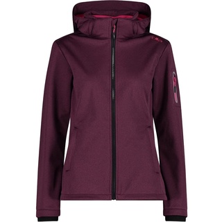 CMP Woman Jacket Zip Hood Amaranto Mel.-Fucsia, 38