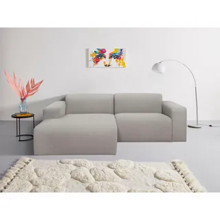 INOSIGN Ecksofa »Koa,228cm, L-Form, Modulsofa, Webstoff, Cord«, Designsofa in Cord grau