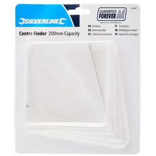 Silverline 380687 Zentrierwinkel Kapazität: 200 mm