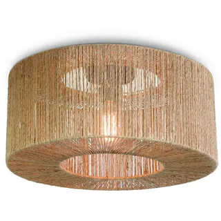 Good & Mojo Deckenleuchte , Naturfarben , 22 cm , LED-Leuchtmittel austauschbar , Lampen & Leuchten, Innenbeleuchtung, Smart-Home-Lampen, Smart Home Deckenleuchten