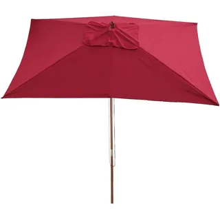 MCW Sonnenschirm 200 x 300 cm Bordeaux