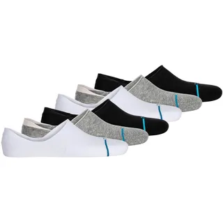 Stance Sneakersocken "Socken Icon No Show Sneakersocken 6er Pack", schwarz, grau, weiß