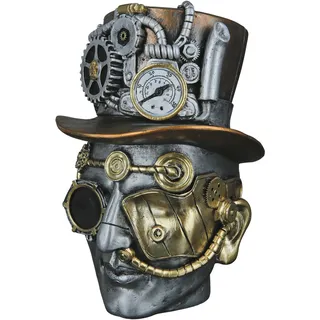 Casablanca by Gilde Skulptur Steampunk Male silberfarben