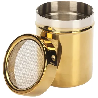 Puderzuckereuer,Kaktreuer,Sosmar Kaktreuer,Puereuer Handelsüblicher Puderzucker In Gold Salz- Und Pfeffereuer Sbsieb Ming Kakao Für Kaffee Zimt Mit Deckel Weiße Zwi Würzen K