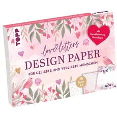 Design Paper Love Letters A5