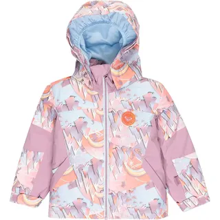 Roxy Snowy Tale Jacke - Coral Chic Papercut - 6-7 Jahre