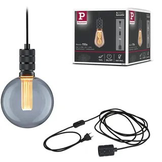 Paulmann Tilla inkl. Stecker E27 max. 20W Schwarz