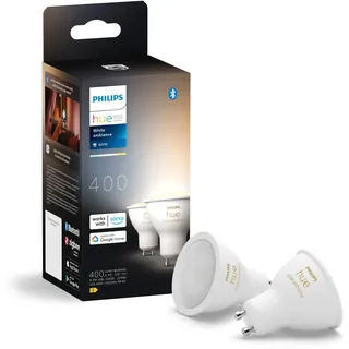 Philips LED-Spot 1805049 4W GU10 warmweiß 2 St.