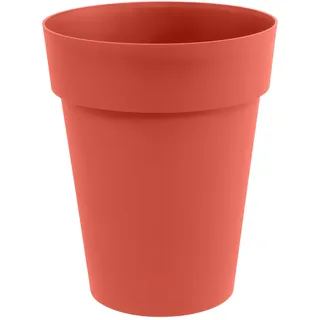 EDA - Blumentopf, mittelhoch, Toskana, Ø 44 cm, Volumen 50 l, Ø 44 x H.53 cm, Orange