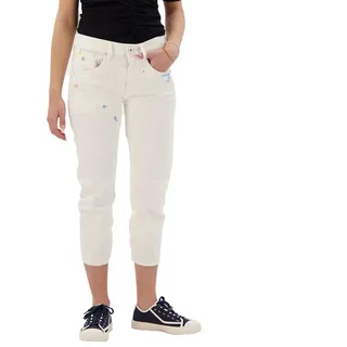 G-star Arc 3d Boyfriend 7/8 Hosen - Painted Splatter Restored - 25 - 28