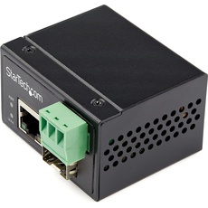 Bild von StarTech.com 10/100 Mbps RJ45 to Multimode ST Fiber Media Converter Netzwerk Medienkonverter 100 Mbit/s