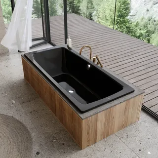 Kaldewei CAYONO DUO Einbau-Badewanne 75 x 170 cm (schwarz)