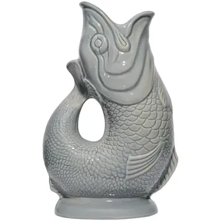 Gluckigluck Karaffe mit „Gluck-Gluck“-Geräusch 27,5/17/9,5 cm , Dunkelgrau , Keramik , Tiere , 1.2 L , Organisch , handgemacht , Geschirr, Kannen & Karaffen, Wasserkaraffen & Krüge