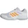 Damen, Speedcourt Women Indoor Shoes, FTWR White/Pure Tangerine/Crystal sky, 37, 1/3 EU