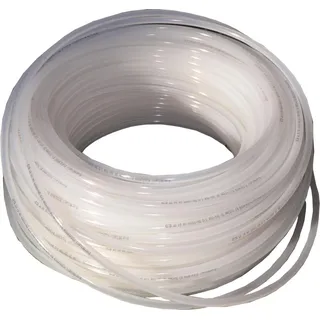 Bierleitung Bierschlauch Getränkeleitung Getränkeschlauch 12x7mm milchig 100m Rolle