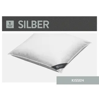 SPESSARTTRAUM Federkissen »Silber«, Füllung: 70% Federn, 30% Daunen, 40x80 cm