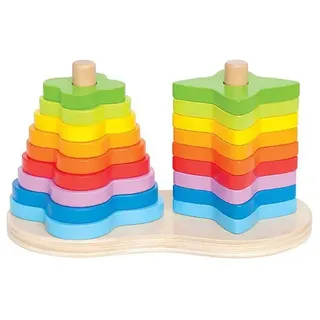 Hape Doppelte Regenbogen-stapelformen - 20.0