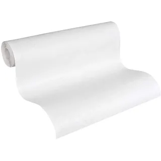 A.S. Creations A.S. Création Vliestapete Meistervlies Ökotapete Tapete 10,05 m x 0,53 m weiß Made in Germany 141415