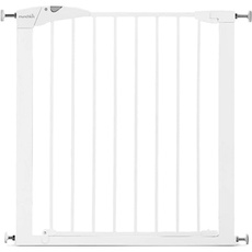 Munchkin Maxi-Secure Tür-/Treppenschutzgitter mit Druckbefestigung, Öffnungen von 110 - 117 cm, weiß