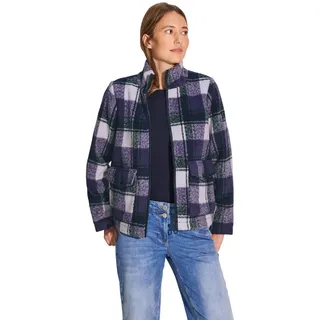 CECIL Damen B212180 Karierte Jacke, fir Green, S