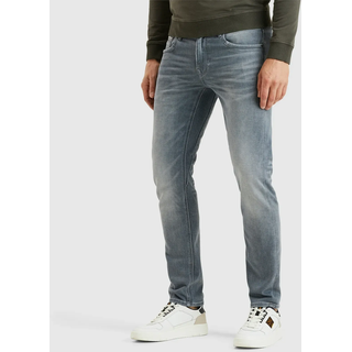 Slim-fit-Jeans PME LEGEND "Tailwheel PTR140", Herren, Gr. 38, Länge 34, grau, Denim/Jeans, Obermaterial: 74% Baumwolle, 25% Polyester, 1% Elasthan, slim fit lang, Jeans Slim-fit-Jeans
