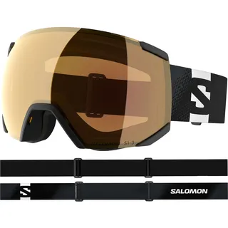 Salomon Radium Photochrome Skibrille - Black - Photo Red/CAT1-3
