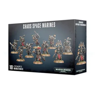 Games Workshop Warhammer 40k - Space Marine du Chaos Squad (2019), Mehrfarbig