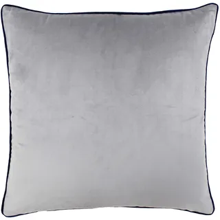 Paoletti inspirierte Kollektion Meridian 55X55 FCUSH Silver/Navy, Polyester, Silber/Marineblau, 55x55cm