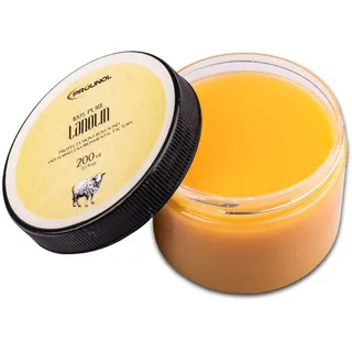 Prounol Lanolin Wollfett Anhydrat Pharmaqualität 200ml - Wasserfrei Wollwachs - Lanolin für Kosmetik für Pflege Trockener Haut