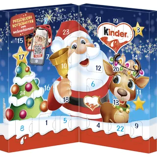 kinder Mix Tisch-Adventskalender 2025 – Adventskalender mit leckeren Schokoladen-Spezialitäten – 1 Kalender à 113g
