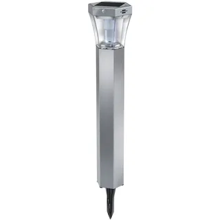 Brennenstuhl Wegeleuchte Aluminium 70,0 cm inkl. Bewegungsmelder und Dämmerungssensor silber