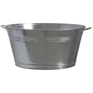 Siena Garden Gartenwanne Ø 51 x 25 cm Silber