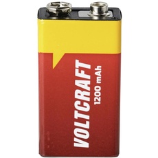 Bild von VC-9V-Li-1200mAh 9V Block-Batterie Lithium 1200 mAh 9V 1St.