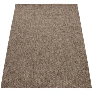 Paco Home Outdoorteppich 150/150 cm Venedig 165 , Taupe , Textil , Quadratisch , 150x150 cm , strapazierfähig, für Fußbodenheizung geeignet , Teppiche und Böden, Teppiche, Outdoorteppiche