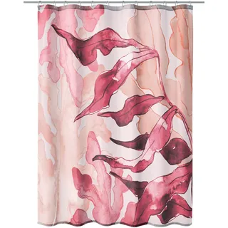 Duschvorhang KLEINE WOLKE "Blaze", bunt (multicolor), B:180cm H:200cm, Polyester, Duschvorhänge, Duschvorhang