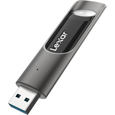Lexar JumpDrive P30 USB 3.2 Gen 1 USB Stick 256GB, Bis Zu 450MB/s Lesen, Flash-Laufwerk für USB3.0/2.0, Speicherstick für PC, Laptop, Externe Speicherdaten, Foto, Video (LJDP030256G-RNQNG), Black