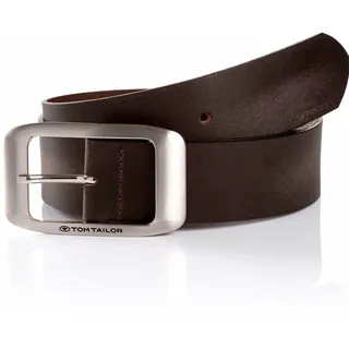 TOM TAILOR Ledergürtel »TTAMY« 1 Stk. 4 cm breiter Damengürtel, modisch vielseitig, braun