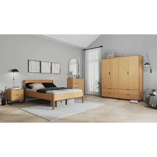 Interlink Bett Luna Kiefer ca. 140x200cm Echtholz