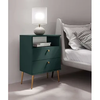 Home Affaire Nachtschrank Elyria 50 x 34 x 69,5 cm Grün