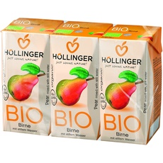 Höllinger BIO Schulsaft Birne 3x200ml, 600 ml