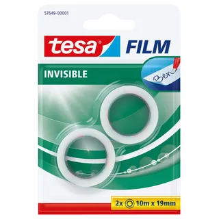 Tesa Klebeband transparent 10 m x 19 mm 2 St.