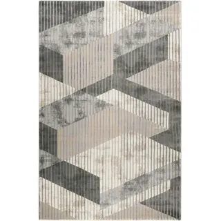 Esprit Webteppich , Grau, Sandfarben, Beige , Textil , Graphik , rechteckig , 80x150 cm , Textiles Vertrauen - Oeko-Tex®, Hohenstein, Oeko-Tex® Standard 100 , für Fußbodenheizung geeignet, in verschiedenen Größen erhältlich, für Hausstauballergiker geeignet , Teppiche und Böden, Teppiche, Webteppiche