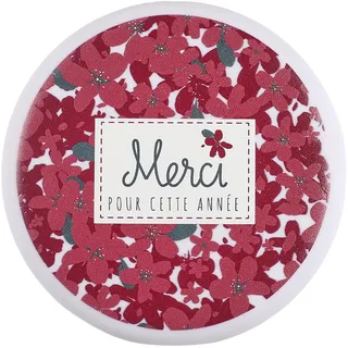 THE CONCEPT FACTORY, SB0021, Taschenspiegel, Rot-Weiß-Gold, Elegantes und kompaktes Design, langlebige Materialien, standardmäßig doppelseitig und Vergrößerung, inspirierende Botschaft