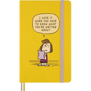 Moleskine Notizbuch Peanuts Paddy ca. DIN A5 liniert, orange Hardcover 176 Seiten, 1 St.