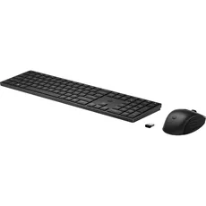 HP 655 - Tastatur-und-Maus-Set - kabellos - 2.4 GHz - QWERTZ - Schweiz - Schwarz - für HP 34, Elite Mobile Thin Client mt645 G7, ZBook Firefly 14 G9, ZBook Fury 16 G9