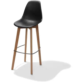 FEROS Barhocker Keeve 53 x 47 x 119 cm Schwarz