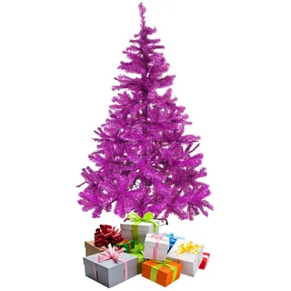 Weihnachtsbaum 120 cm inkl Ständer Lila / Pink - Lila