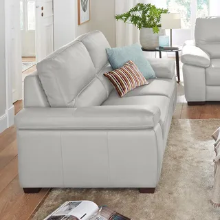 CALIA ITALIA 3-Sitzer »Gaia, hochwertiges Ledersofa mit erstklassigem Sitzkomfort« edles Design, in zwei hochwertigen Lederqualitäten, braun