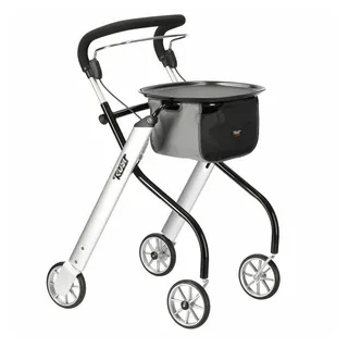 TRUST CARE Let's Go Beech Wohnraum-Rollator holz/silber